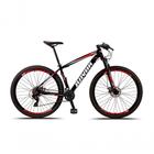 Bicicleta Bike Aro 29 Alumínio 21 Velocidades Shimano Suspensão Freio A Disco Cor: Vermelho Tam: 21" - Ravok