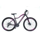 Bicicleta Bike Aro 29 KSW MTB Alumínio 21V Câmbios SHIMANO Feminina Cabeamento Superior Interno