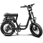 Bicicleta Bike Elétrica Adulto Para Mulher Com Garupa