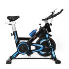 Bicicleta Bike Ergométrica Spinning até 150kg Mecânica Azul NSP8 GTA Tech