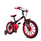 Bicicleta Bike Infantil Aro 16 Ravok Com Rodinhas 3 A 7 Anos Cor:vermelho