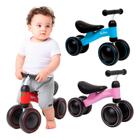 Bicicleta De Equilíbrio 4 Rodas Bike Bebê Sem Pedal Andador Infantil Criança Buba