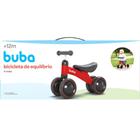 Bicicleta de equilibrio 4 rodas vermelha buba