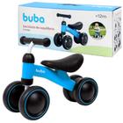 Bicicleta de Equilíbrio Baby com 4 Rodas Treinamento Buba Azul