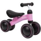 Bicicleta de Equilíbrio Buba 4 Rodas para Bebê - Rosa
