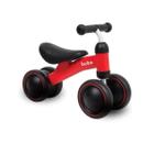 Bicicleta De Equilibrio Infantil 4 Rodas Vermelho - Buba