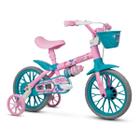 Bicicleta de Rodinhas Aro 12 Infantil Charm Rosa Nathor