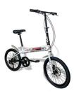 Bicicleta Dobrável GTR-X City Pliage Aro 20 Freios a Disco 7v