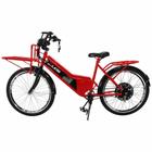 bicicleta elétrica 800w modelo PRIMA Aro 24 Vermelho - Smart