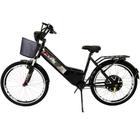 Bicicleta Elétrica Confort 800W 48V 15Ah Preta com Cestinha