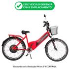 Bicicleta Elétrica - Confort - 800w - Vermelha - Duos Bikes