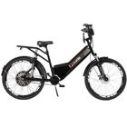 Bicicleta Elétrica Confort FULL 800W 48V 15Ah Cor Preta