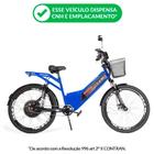 Bicicleta Elétrica - Confort Full - 800w - Azul - Duos Bikes