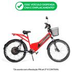 Bicicleta Elétrica - Confort Full - 800w Lithium - Vermelha - Duos Bikes