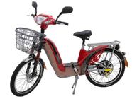 Bicicleta elétrica vermelha