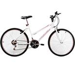 Bicicleta Feminina Aro 26 18 Marchas Dalia Branca - Dalannio Bike