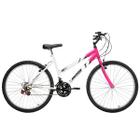 Bicicleta Feminina Aro 26 Ultra Bikes Bicolor Freio V-Brake