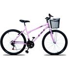 Bicicleta Feminina Forss Anny Aro 26 C/cestinha 18 Marchas