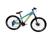 Bicicleta Freeride Aluminio Tuff 25 Aro 26 24V Vikingx Rodas Vmaxx  Suspensão Dianteira Cambio Importado