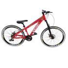 Bicicleta Freeride Aluminio Tuff 25 Aro 26 24V Vikingx Rodas Vmaxx Suspensão Dianteira Cambio Importado