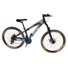 Bicicleta Freeride Aluminio Tuff 25 Aro 26 24V Vikingx Rodas Vmaxx Suspensão Dianteira Cambio Importado