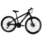 Bicicleta Gios FRX Freeride Aro 26 Freio a Disco 21 Velocidades Cambios Shimano Roxo perolizado