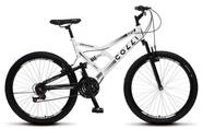 Bicicleta Gps Aro 26 Branco Colli 21marchas Dupla Suspensão