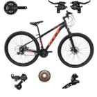 Bicicleta GTI Roma Aro 29 21 Velocidades Aluminio 6061 C/ Kit Shimano 