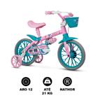 Bicicleta Infantil Aro 12" Charm Segurança e Conforto Nathor