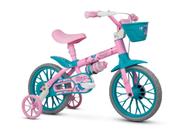 Bicicleta Infantil Aro 12 Com Rodinhas Menina - Charm - Nathor