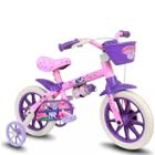 Bicicleta Infantil Aro 12 Nathor Menina Cor Rosa/Violeta