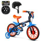 Bicicleta Infantil Aro 12 Power Rex Rodinha Meninos Capacete