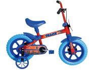 Bicicleta Infantil Aro 12 TK3 Track Arco Íris Vermelho e Azul com Rodinhas
