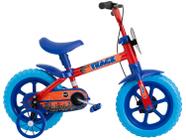 Bicicleta Infantil Aro 12 TK3 Track Arco Íris Vermelho e Azul com Rodinhas