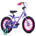 Bicicleta Infantil Aro 14 Com Rodinhas Cecizinha Unicórnio - Nathor