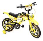 Bicicleta Infantil Aro 14 Moto Bike C/ Rodinha Menino