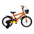 Bicicleta Infantil Aro 16 Bike Criança Menino Zippy Laranja - Zippy Toys