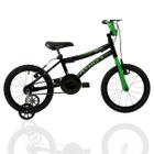 Bicicleta Infantil Aro 16 Bmx Athor Atx C/ Rodinha Verde
