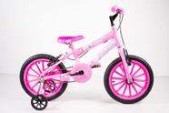 Bicicleta Infantil Aro 16 feminina rosa