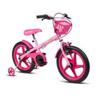 Bicicleta Infantil Aro 16 - Fofys - Rosa e Fucsia - Verden