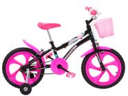 Bicicleta Infantil Aro 16 Houston Tina Rosa