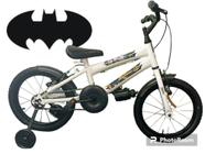 Bicicleta infantil aro 16 personagem batman com garrafinha