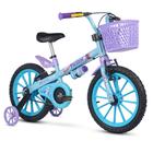 Bicicleta Infantil Aro 16 Rodinha Frozen Princesa Nathor
