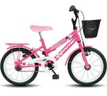 Bicicleta infantil Aro 16 South Nininha Cesto e Paralama meninas