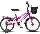 Bicicleta infantil Aro 16 South Nininha Cesto e Paralama meninas