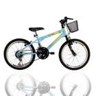 Bicicleta Infantil Aro 20 Athor Charmy 18v Criança C/ Cesto