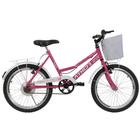 Bicicleta Infantil Aro 20 Athor Nature Feminina Com Cestão