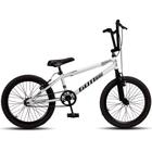 Bicicleta Infantil Aro 20 Bmx Freio V-Brake Branco e Preto Gottbike