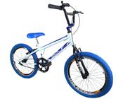 Bicicleta Infantil Aro 20 Cross Bmx - Pneu Azul Wolf Bikes