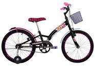 Bicicleta Infantil Aro 20 E Rodinha Feminina Passeio Fashion - Dalannio Bike